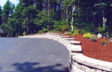 After:  Driveway Retaining Wall