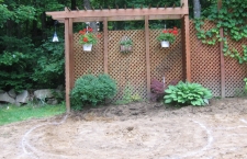 Before:  Backyard Sitting Area