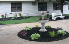Retirement Community Courtyard