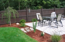 Backyard patio